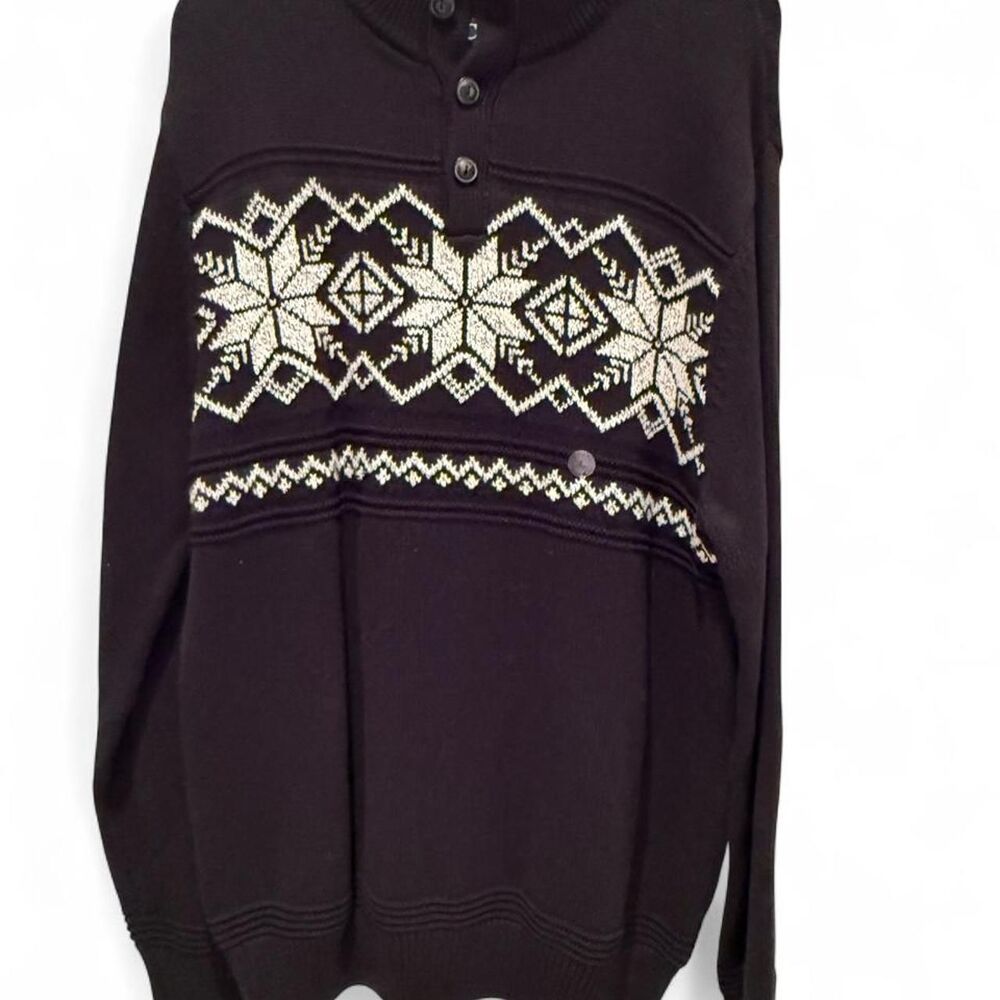 Chaps Men's Black Sweater Large